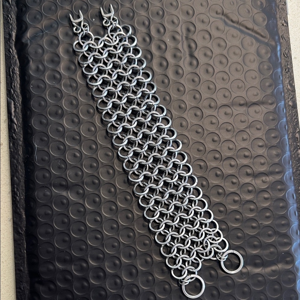 Silver Chainmail Bracelet